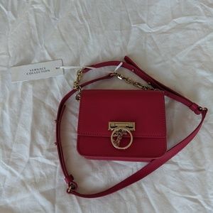 NWT Versace Fuschia Crossbody Purse